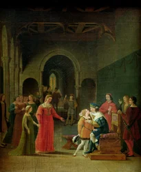 Francesco I (1494-1547) presentato a Luigi XII (1462-1515)